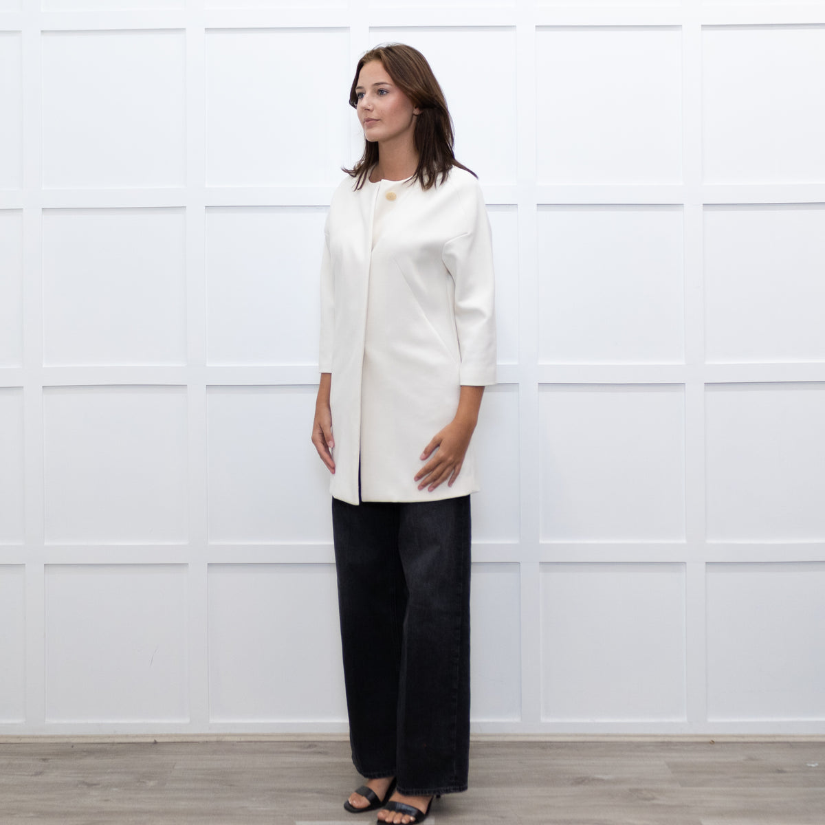 By Malene Birger White Coat 3/4 Sleeve