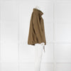 Eileen Fisher Khaki Long Sleeve Draw String Top