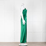 16Arlington Green Satin Corset Sleeveless Evening Dress
