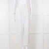 Bec+ Bridge White Elasticated Waist Linen Trousers