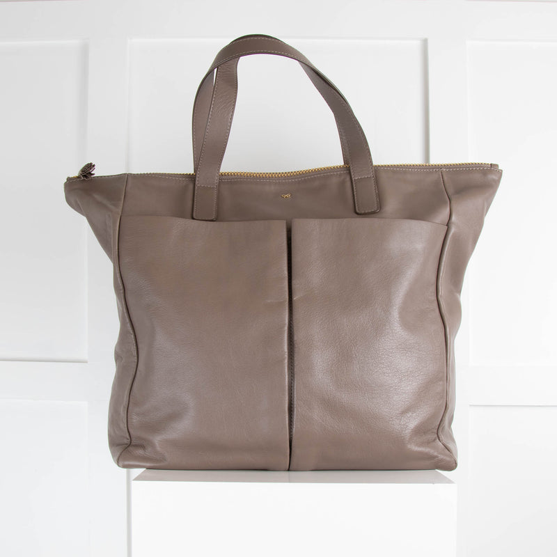 Anya Hindmarch Taupe Tote