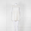 Valentino White Lace Sleeve Mini Dress