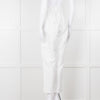 Bec+ Bridge White Elasticated Waist Linen Trousers