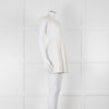 Valentino White Lace Sleeve Mini Dress