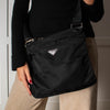 Prada Black Re-Nylon Nylon Crossbody Bag.