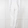 Bec+ Bridge White Elasticated Waist Linen Trousers