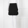 Miu Miu Black Ruffle Hem Mini Skirt