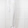 Bec+ Bridge White Elasticated Waist Linen Trousers