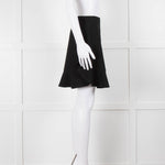 Miu Miu Black Ruffle Hem Mini Skirt