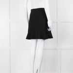 Miu Miu Black Ruffle Hem Mini Skirt