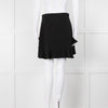 Miu Miu Black Ruffle Hem Mini Skirt