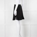 Miu Miu Black Ruffle Hem Mini Skirt