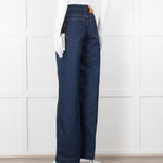 Frame Blue Wide Legged Jeans