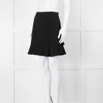 Miu Miu Black Ruffle Hem Mini Skirt