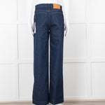 Frame Blue Wide Legged Jeans