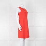 ME + EM Orange Sleeveless Shift Dress