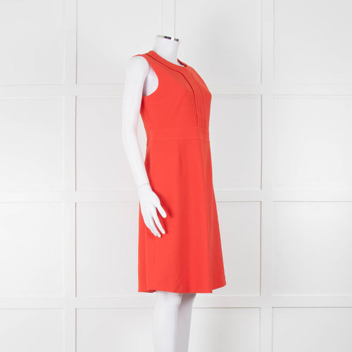 ME + EM Orange Sleeveless Shift Dress