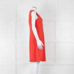 ME + EM Orange Sleeveless Shift Dress