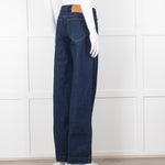 Frame Blue Wide Legged Jeans