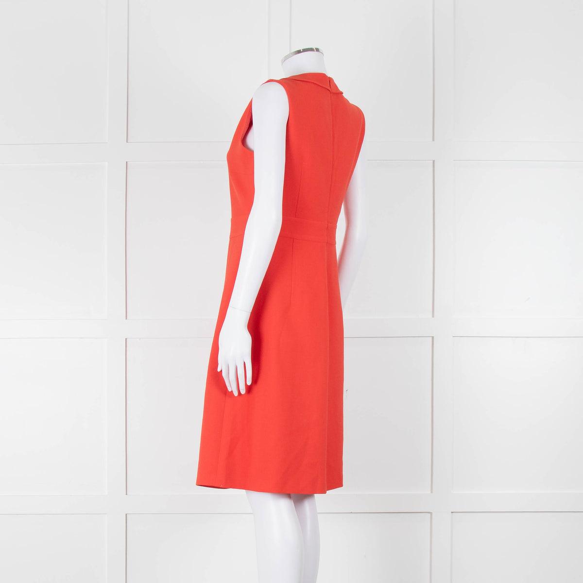 ME + EM Orange Sleeveless Shift Dress