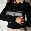 DeMellier Black Leather Vancouver Clutch