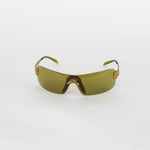 Dior Khaki Wrap Round Visor Glasses