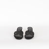 Hermes Black Suede Crystal Oasis Sandals