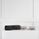 Saint Laurent Silver Mirror D Frame Acetate Sunglasses