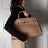 DeMellier Hudson Dark Sand Leather Tote