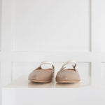 Iris & Ink Taupe Mary Jane Sliders