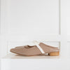 Iris & Ink Taupe Mary Jane Sliders