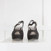 Stuart Weitzman Black Turnover Sandal