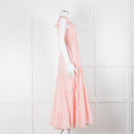 Rixo Mischa Polka Dot Pink Cotton Dress