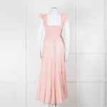 Rixo Mischa Polka Dot Pink Cotton Dress