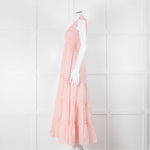 Rixo Mischa Polka Dot Pink Cotton Dress