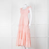 Rixo Mischa Polka Dot Pink Cotton Dress