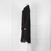 Day Birger et Mikkelson Black Fringed Hem Shirt Dress