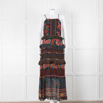 Farm Rio Fruit Paradise Tiered Maxi Dress