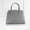 Prada Grey Saffiano Leather Pyramid Bag
