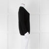 Bella Freud Black Wool Dog Motif Jumper