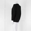 Bella Freud Black Wool Dog Motif Jumper