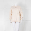Acne Studios Cream Cross Stitch Embroidery Sweatshirt