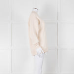 Acne Studios Cream Cross Stitch Embroidery Sweatshirt
