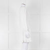 IRO White Linen Mix Wrap Dress
