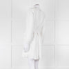 IRO White Linen Mix Wrap Dress