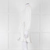IRO White Linen Mix Wrap Dress