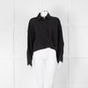 Reformation Black Cropped Boxy Shirt