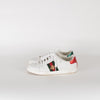 Gucci White Ace Trainers with Bee Motif