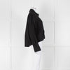 Reformation Black Cropped Boxy Shirt