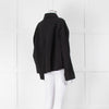Reformation Black Cropped Boxy Shirt